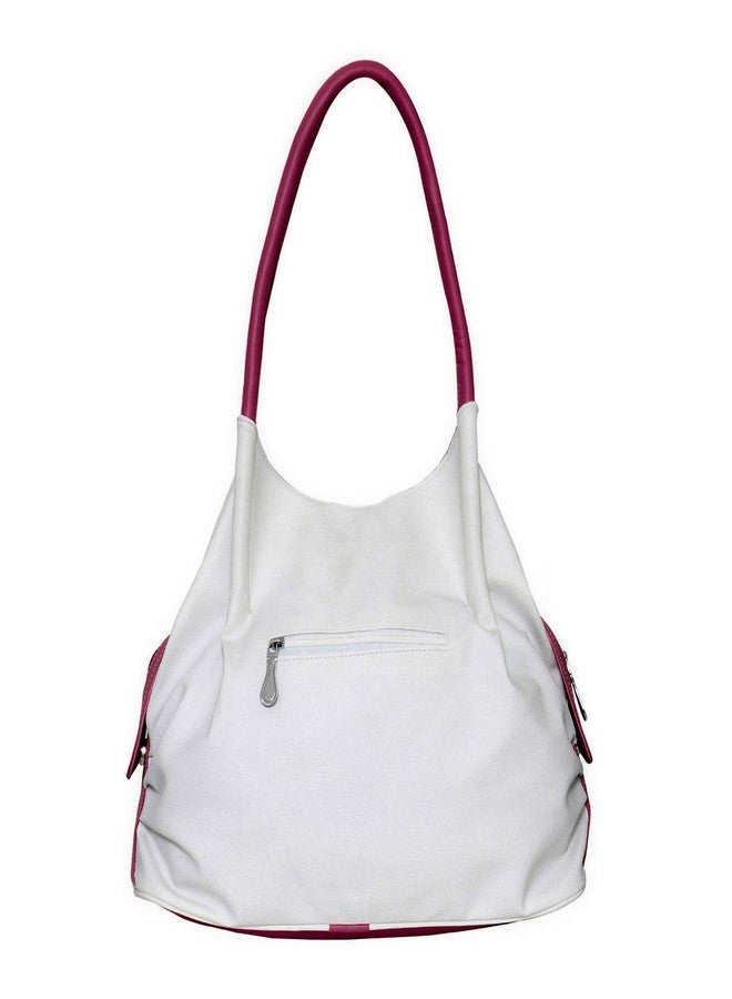 RIGHT CHOICE Women's Handbag (White & Rani) - Image 3